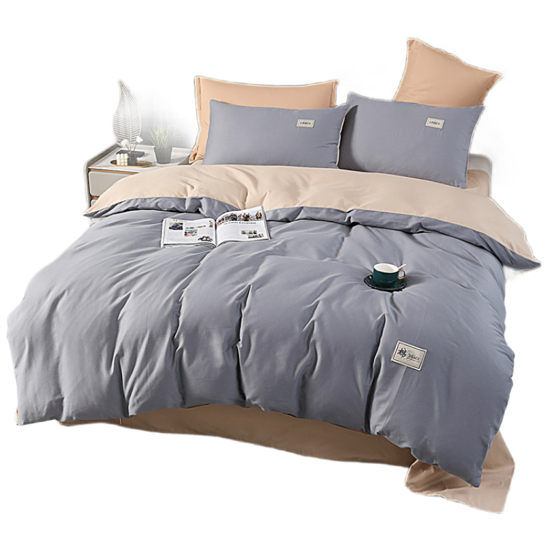 洁丽雅Grace全棉套件-简尚 JLY-SM1123（单位：套） 铁灰色